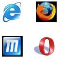 Diverse Browser-Icons